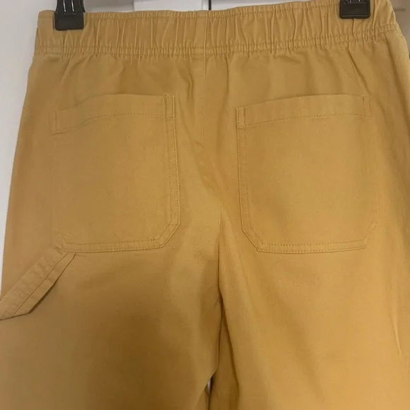 Women's Casual Cargo Pants in Golden - Picture 3 of 4